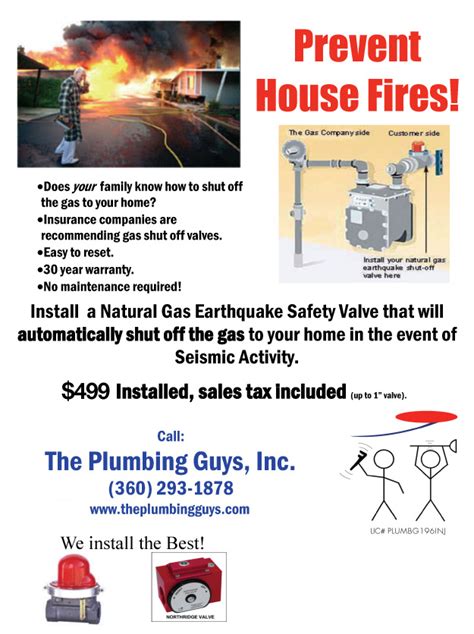 plumbing guys|Earthquake Safety